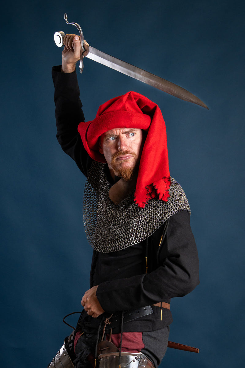 Standard ringbrynje, blandet klinket runde ringe, 9mm 