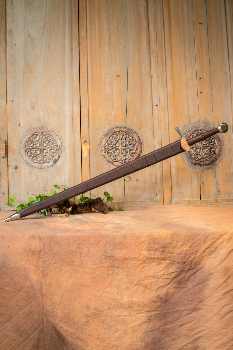 Middeleeuws langzwaard Oakeshott type XVa, semi-scherp