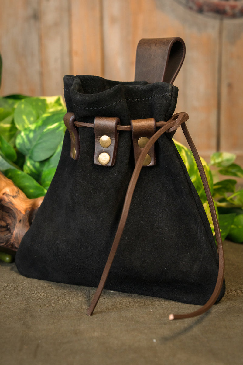 Bourse médiévale Amelyn, noir 