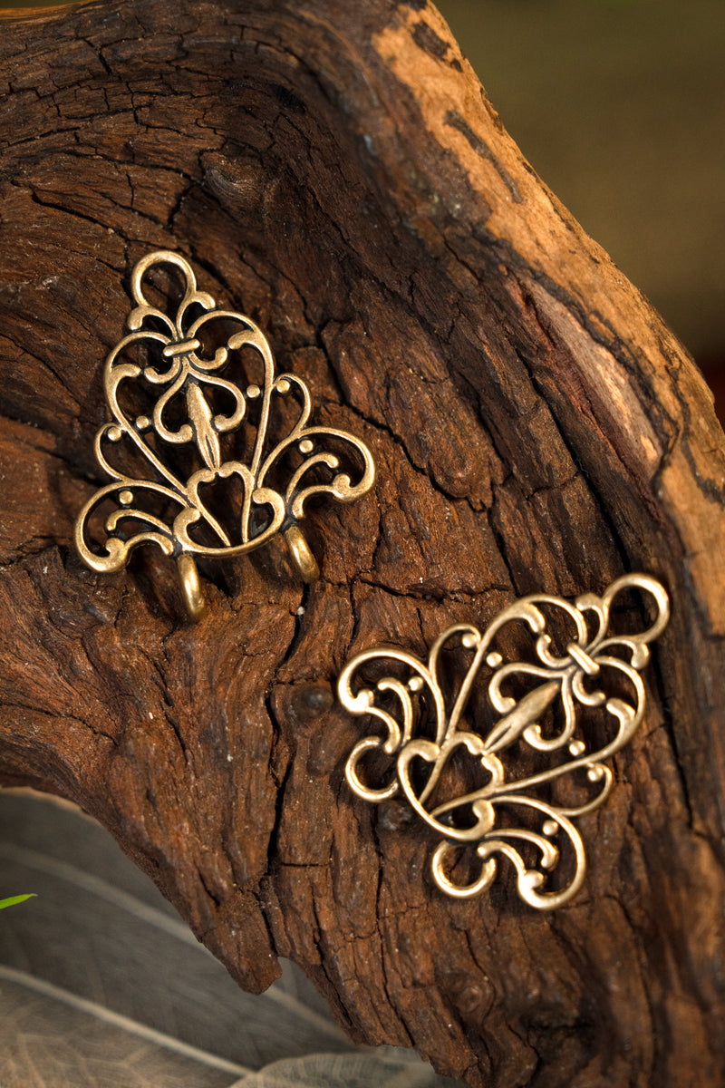 Zapięcie do płaszcza renesansowego, brązowy 