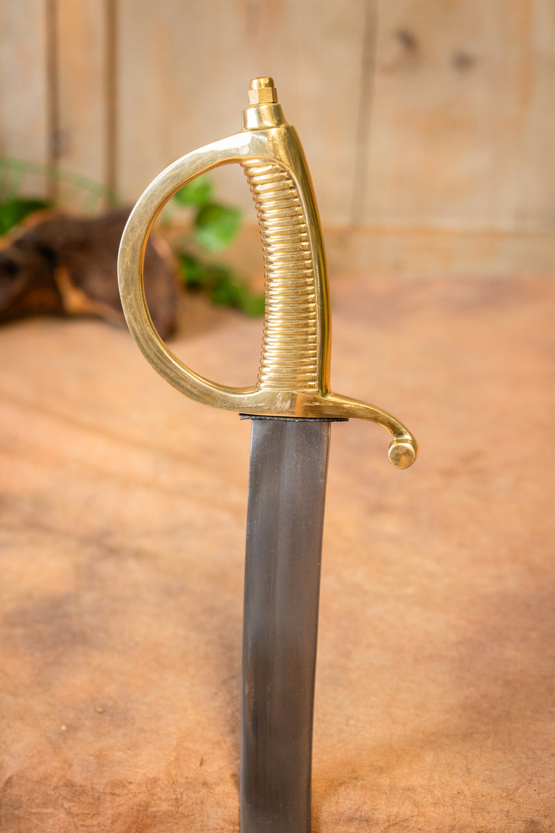 French briquet sabre, semi-sharp