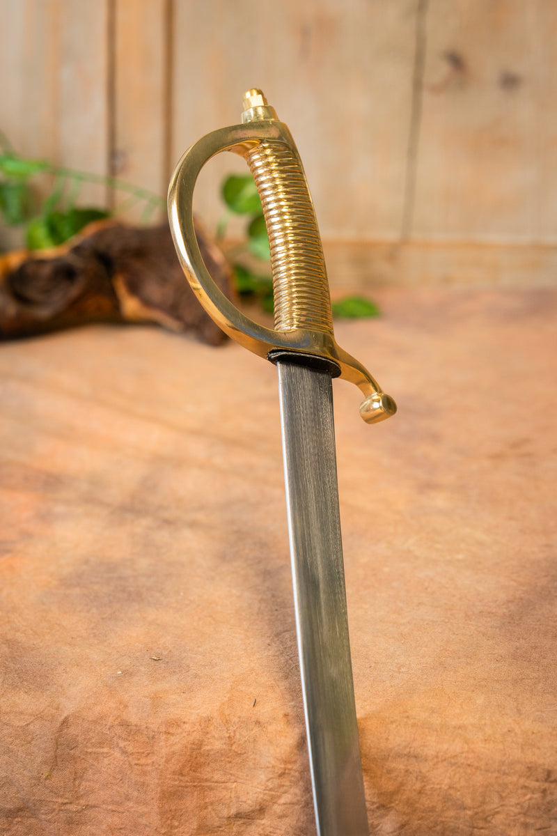 French briquet sabre, semi-sharp