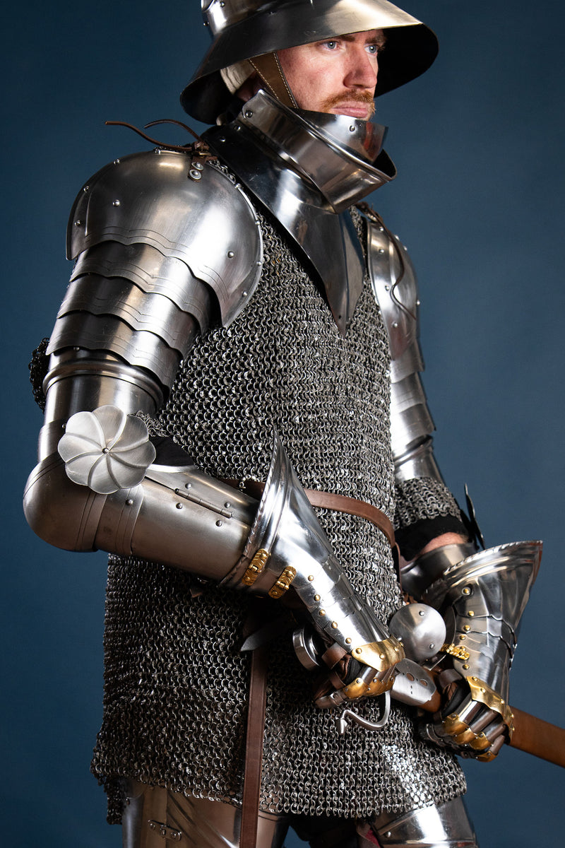 Gotische Armschienen, Armzeug, 1,6 mm 