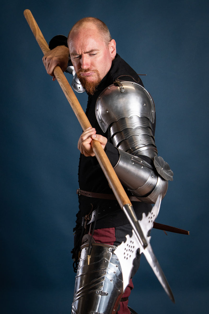 Gotiska armskenor, armrustning, 1,6 mm 