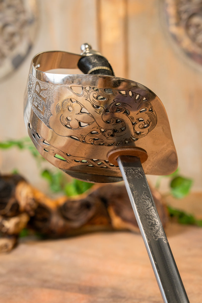 Sable de infantería británica 1897, semi-afilado 