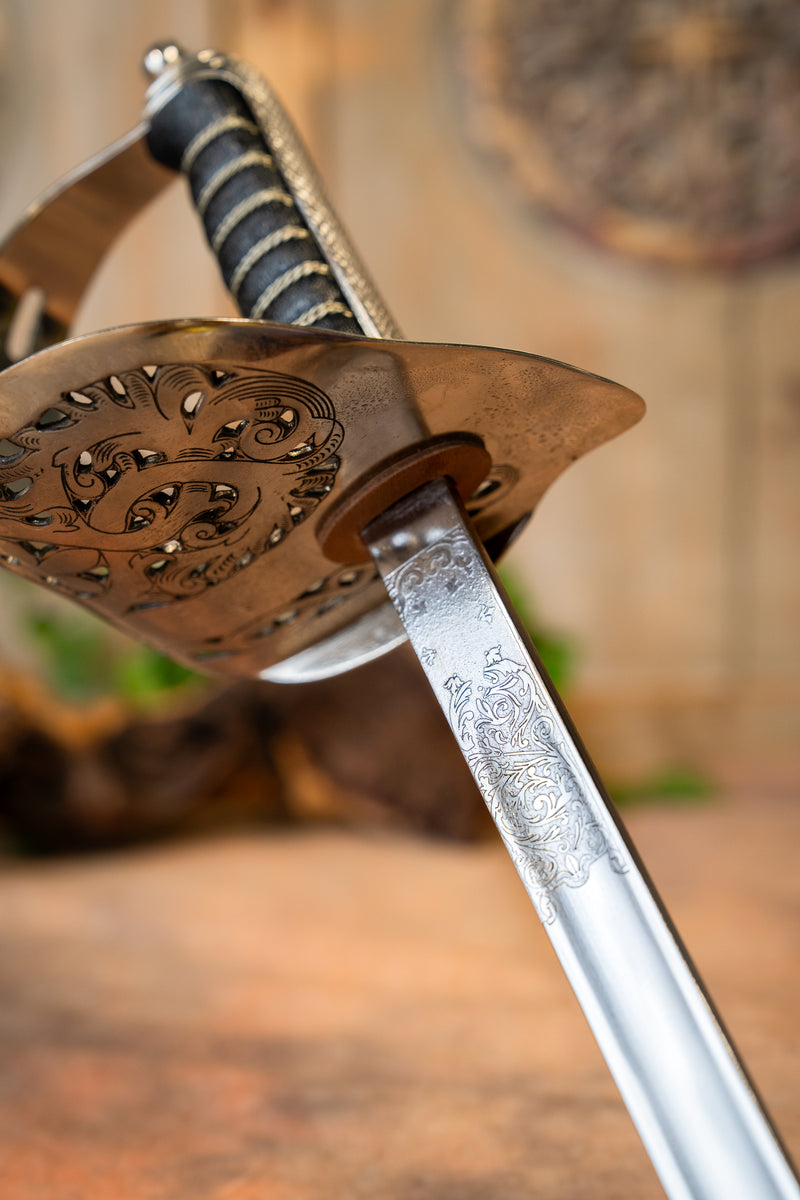 Sable de infantería británica 1897, semi-afilado 