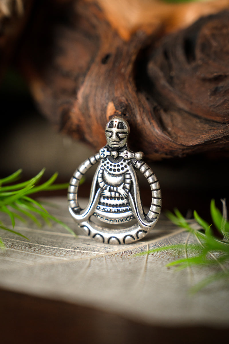 Vikingamulet Freya, verzilverd brons