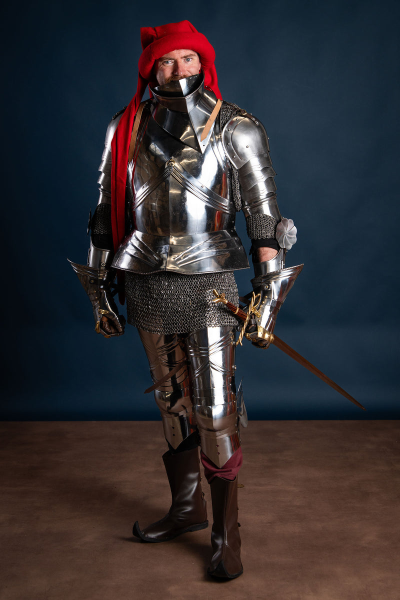 Poulaines, médiévales, brun 