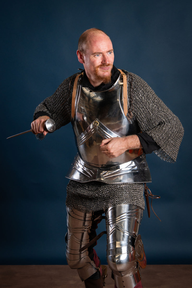 Coraza gótica del siglo XV, 1.6 mm 