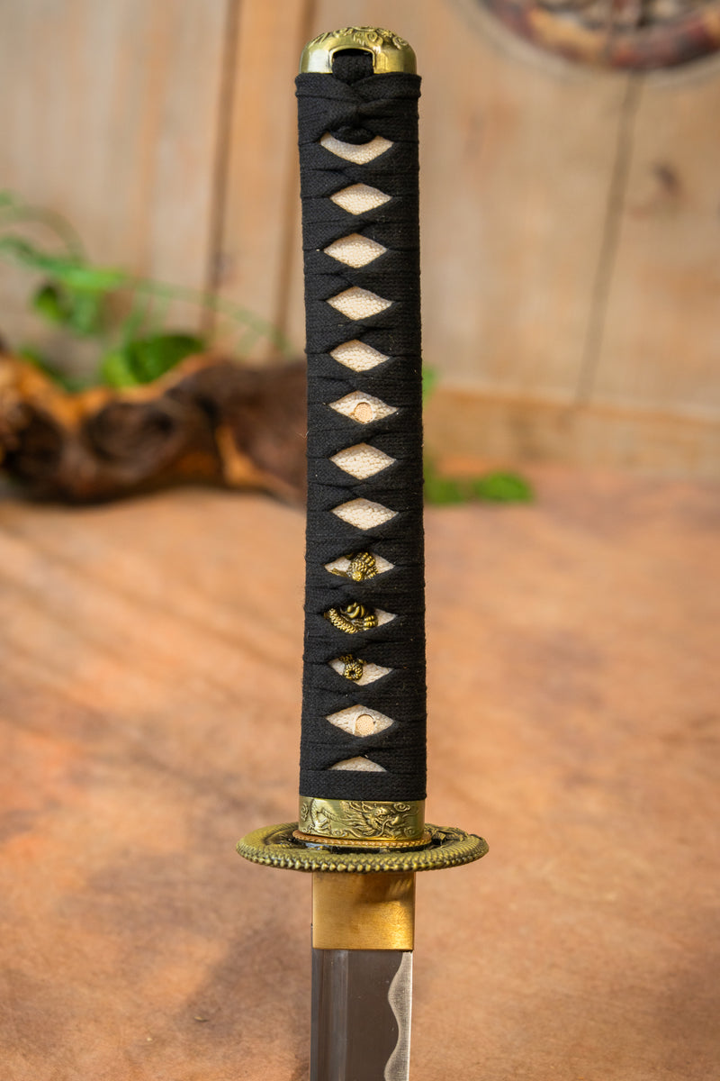 Dragon Tokuni Wakizashi, skarp 
