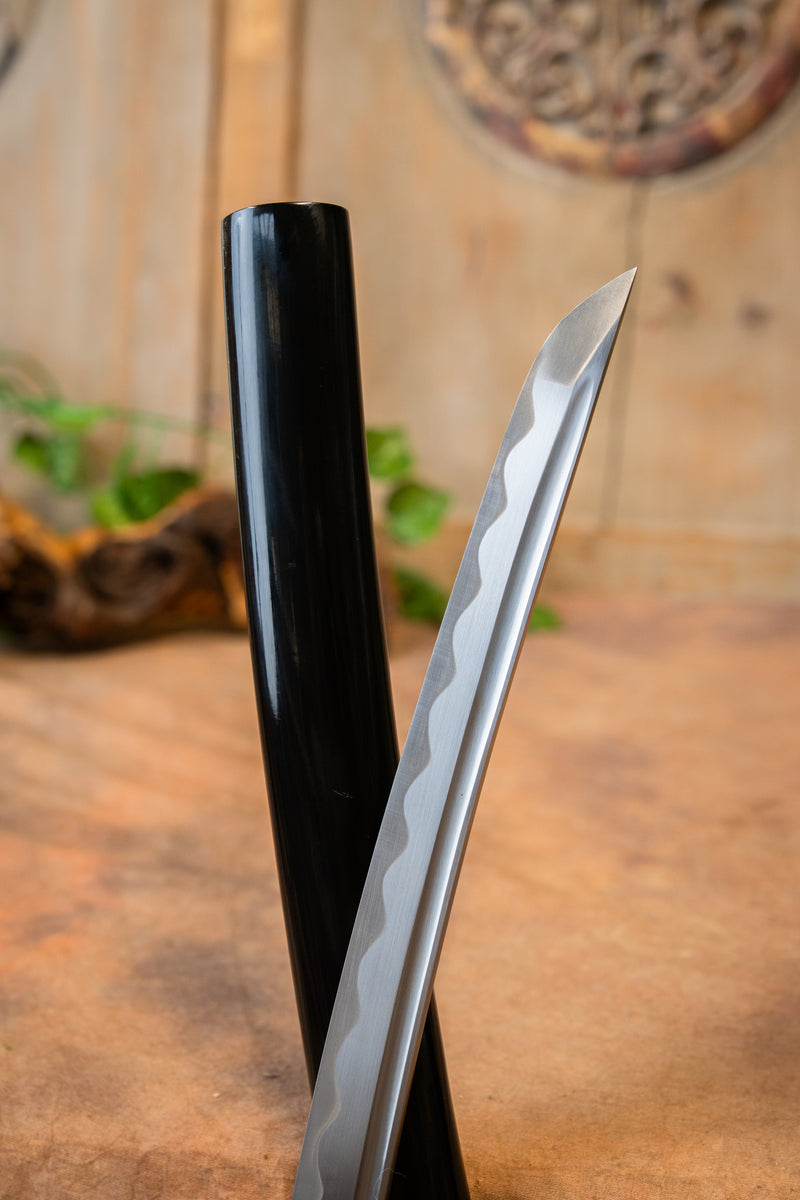 John Lee drakenwakizashi, afilado 