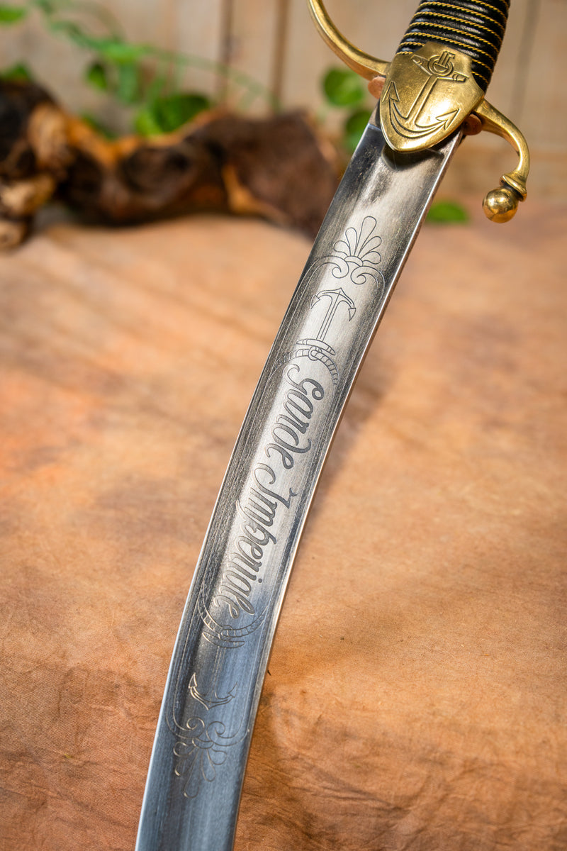 Marine sabel British empire, semi-scherp