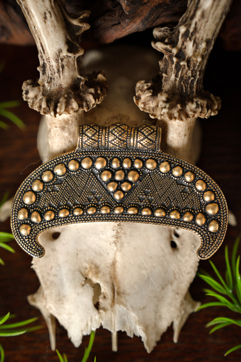 Lunula amulet Gnezdovo, bronze