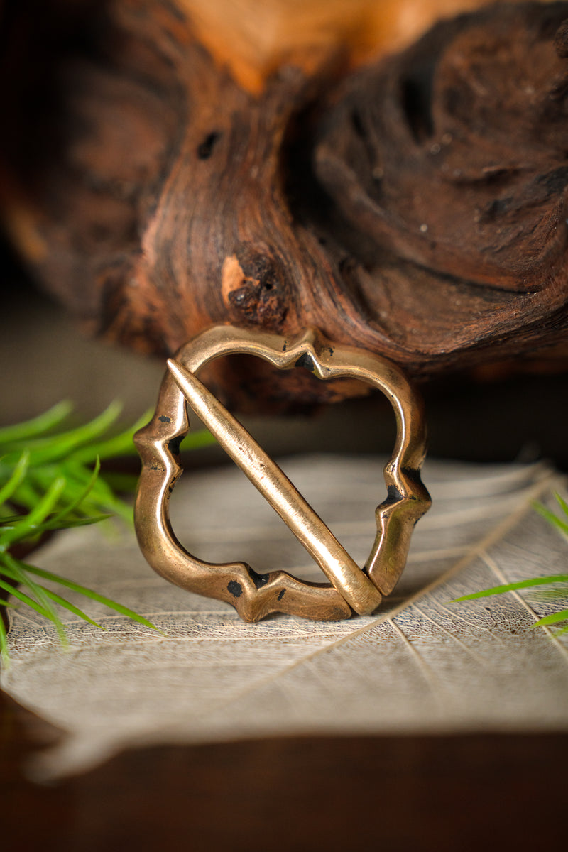 Medieval brooch Eva of Reims, bronze