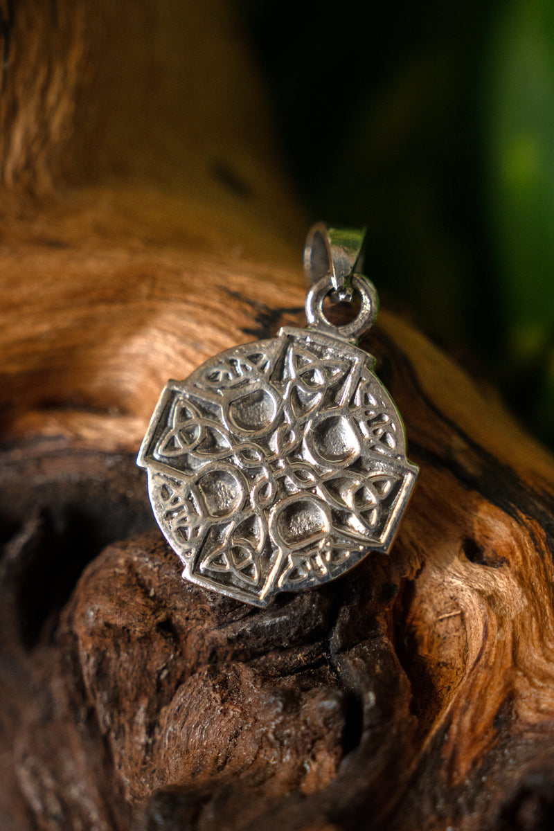Celtic cross, sterling silver