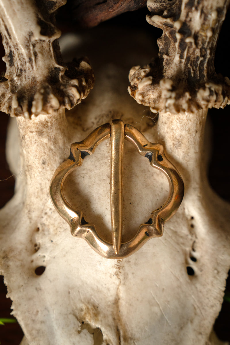 Medieval brooch Eva of Reims, bronze