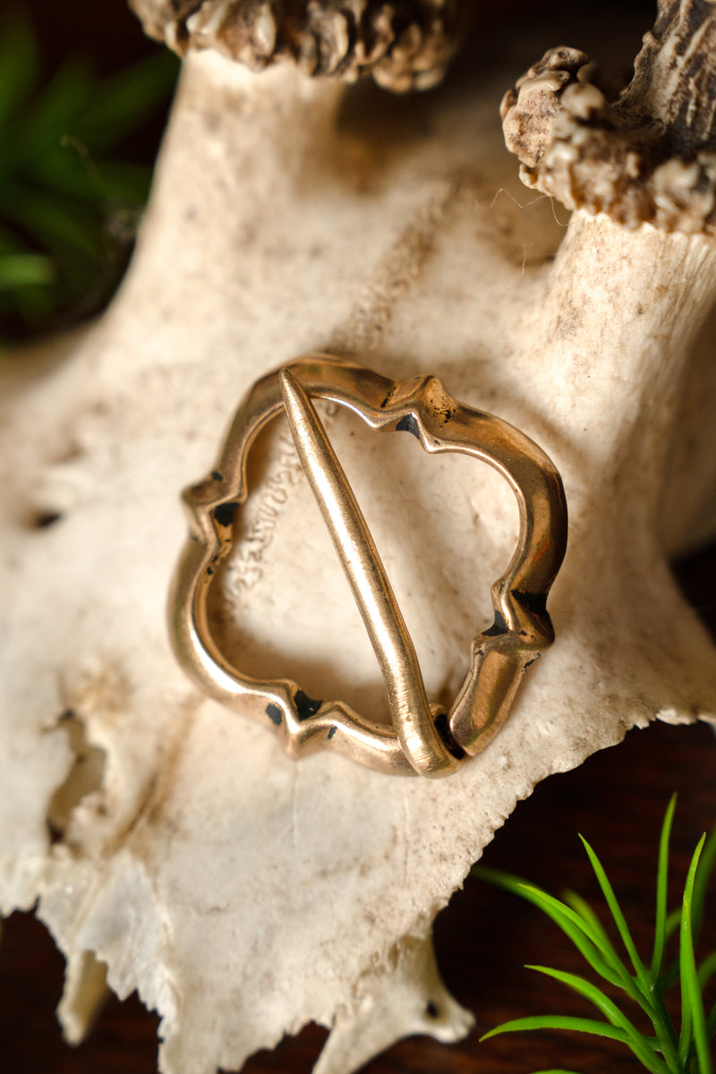 Medieval brooch Eva of Reims, bronze