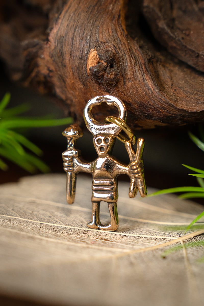 Odin amulet, brons