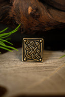 Viking bältesbeslag med knutmönster, Birka 