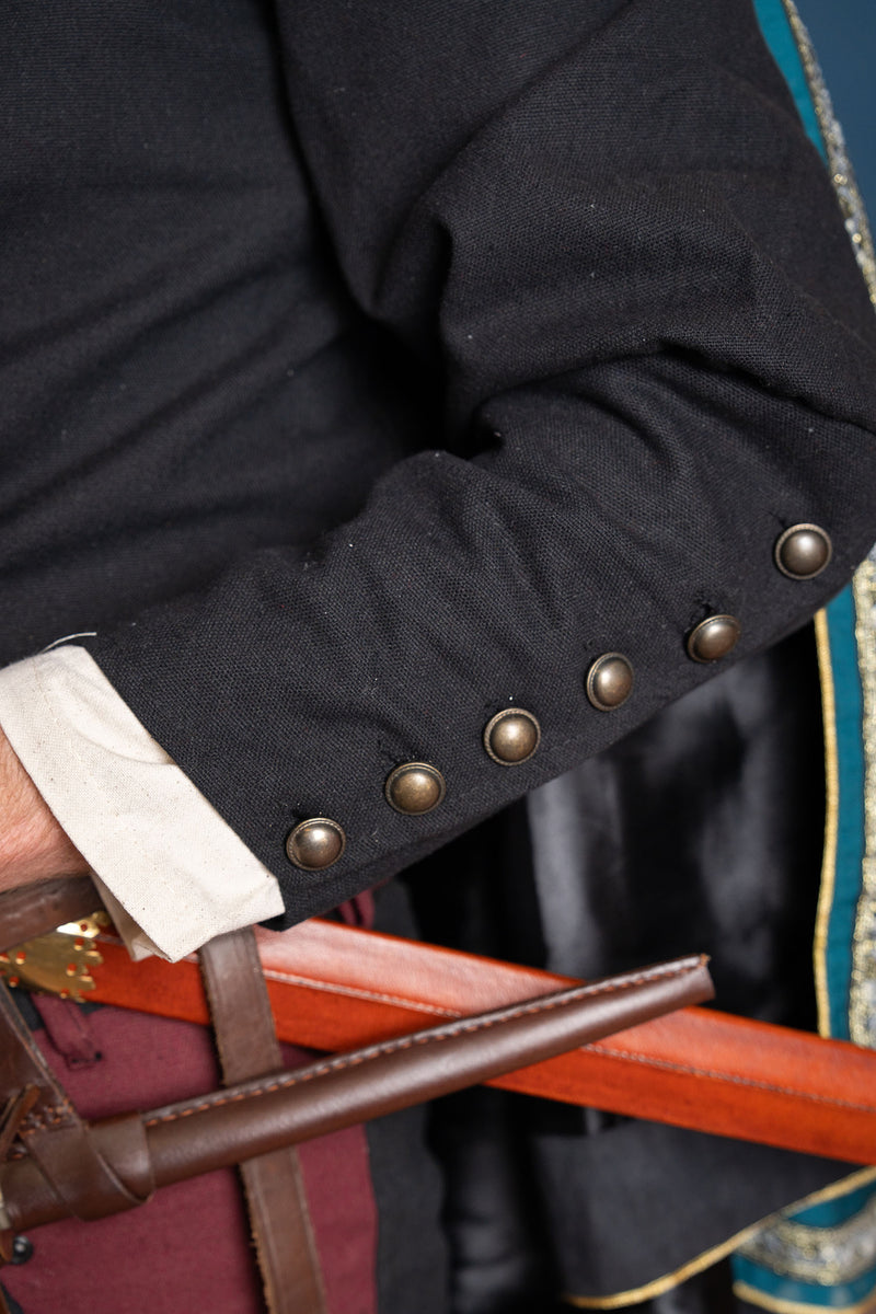 Jubón Rafael del siglo XV, negro 