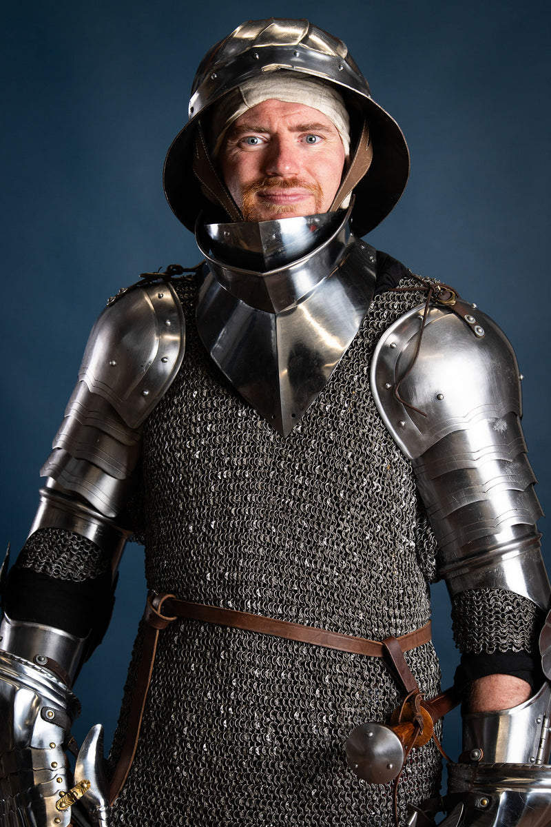 15. Jahrhundert Burgundische Eisenhut, 1,6 mm 