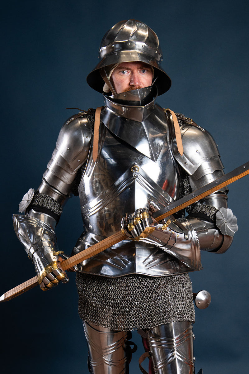 Coraza gótica del siglo XV, 1.6 mm 