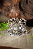 Vikingsieraad Lindholm Hoeje, verzilverd brons