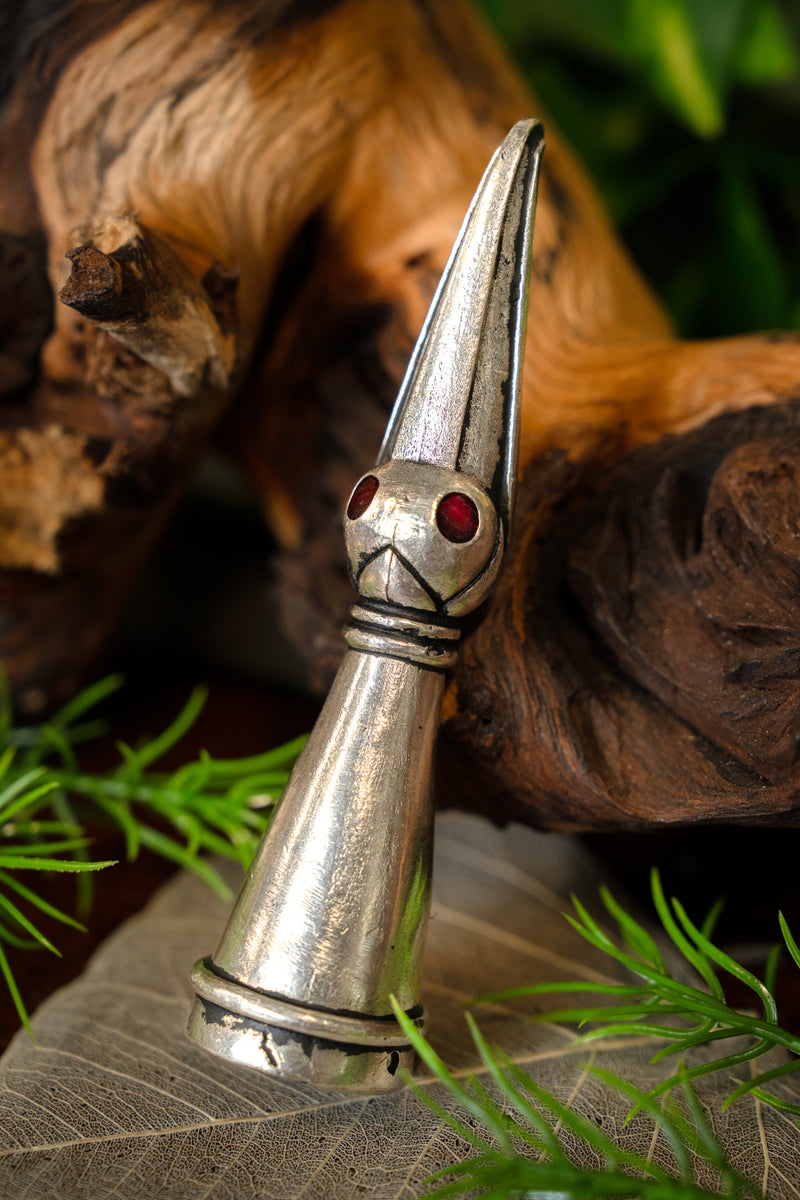 Drinkhoorndecoratie Stavanger, verzilverd