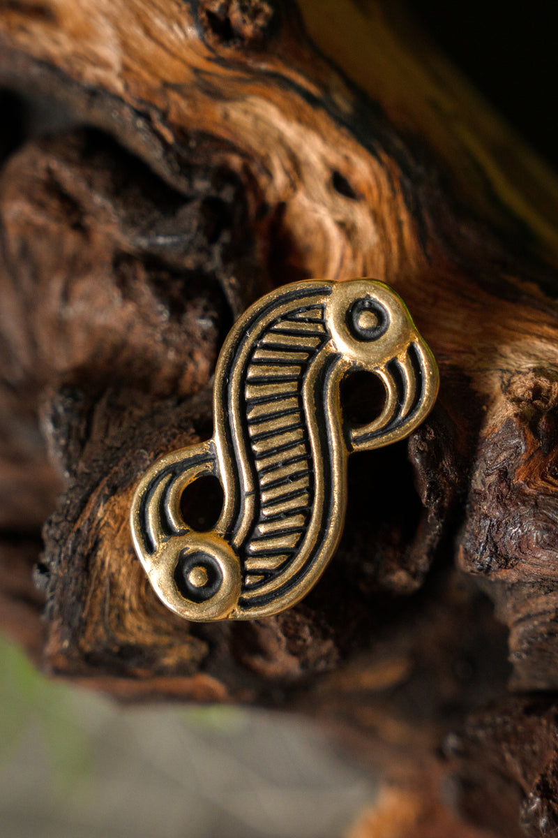 Frankische adelaarsfibula, brons