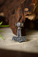 Petit ödeshög Marteau de Thor, sterling argent 