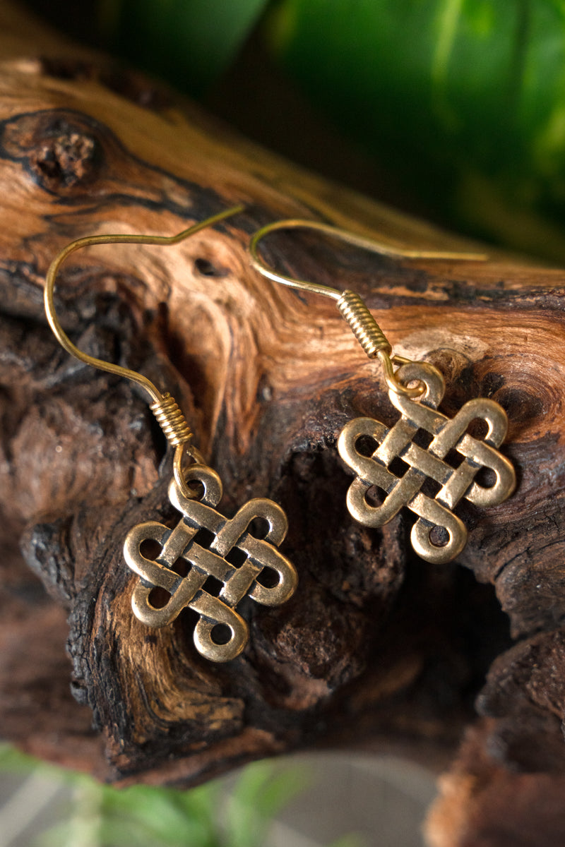 Keltische oorbellen Lugh, brons