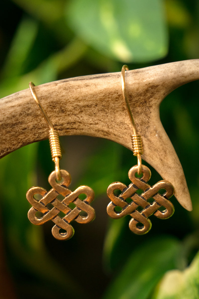 Keltische oorbellen Lugh, brons