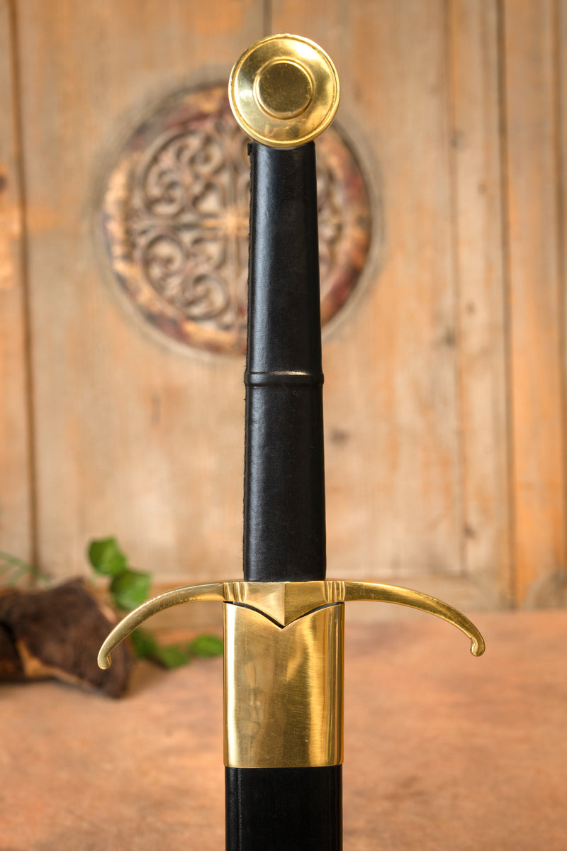 Langzzwaard met leren schede, bot (battle-ready)