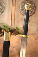 Langzzwaard met leren schede, bot (battle-ready)