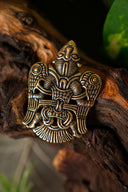 Vikingsieraad gevleugelde man van Uppåkra, brons