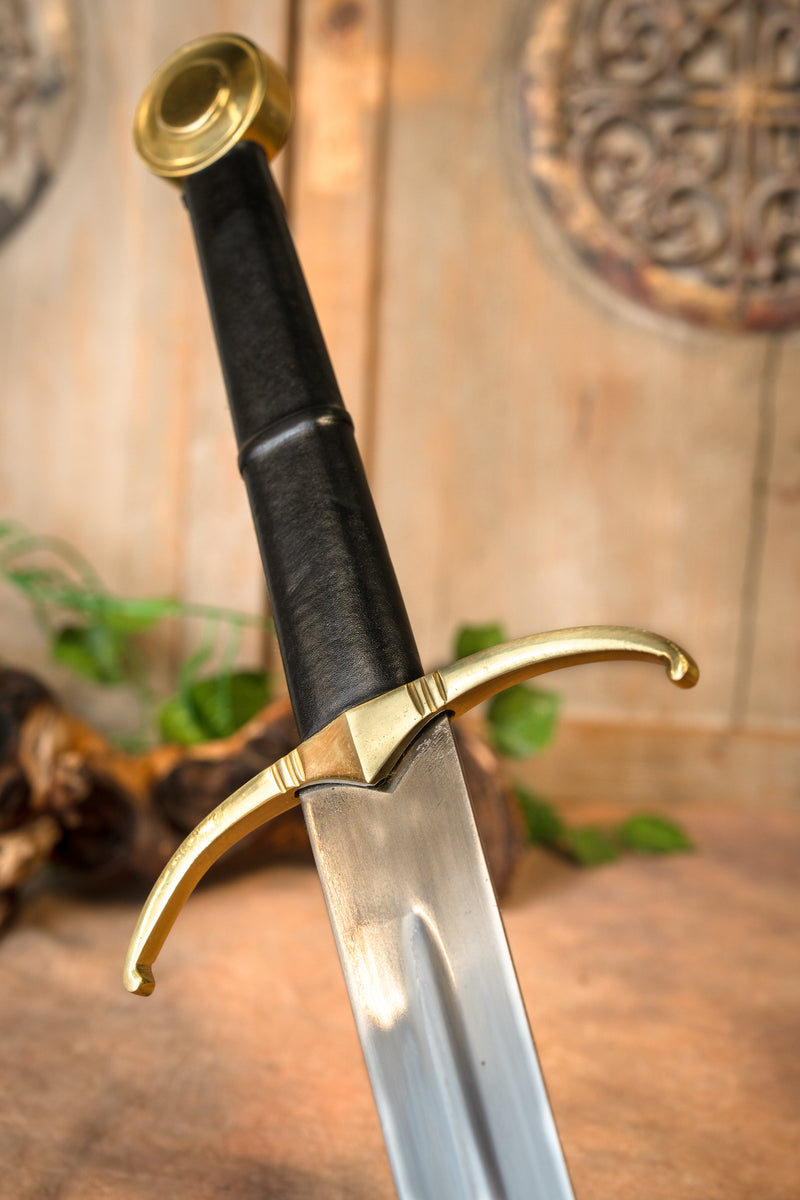Langzzwaard met leren schede, bot (battle-ready)