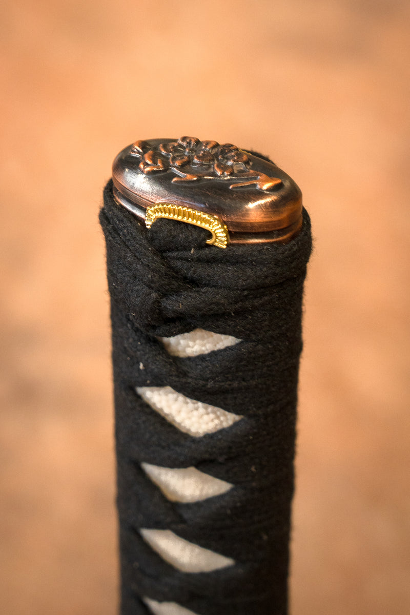 John Lee flor dorada wakizashi, afilado 