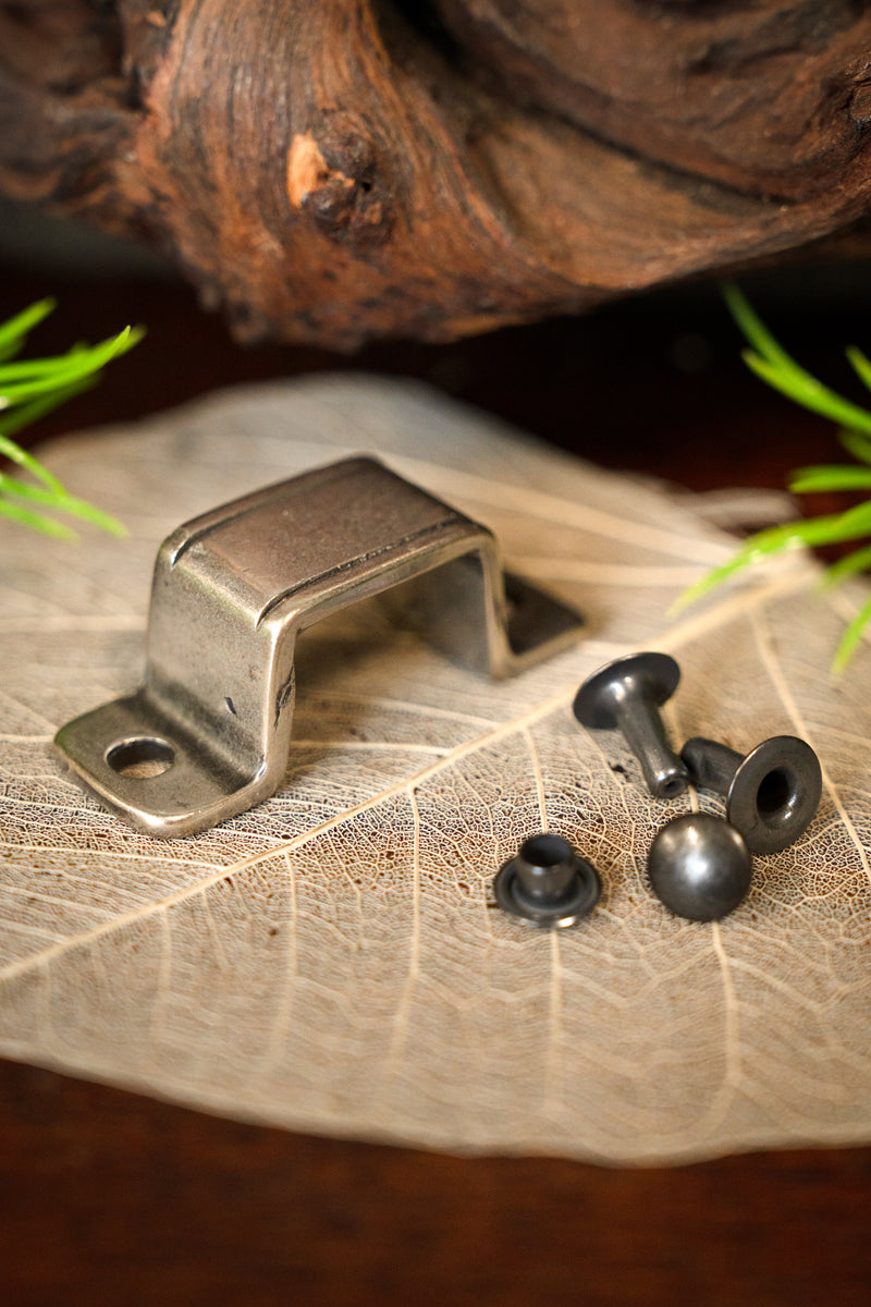 Cierre de bolsa Birka, plateado 