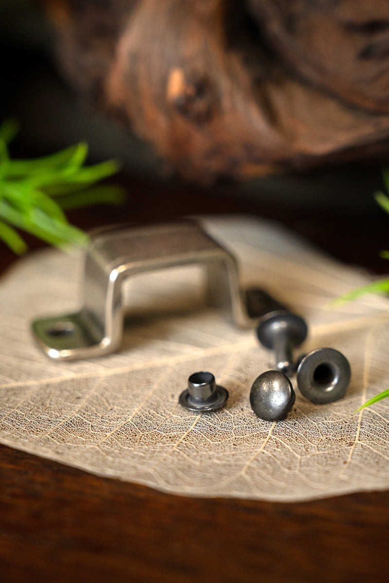 Cierre de bolsa Birka, plateado 