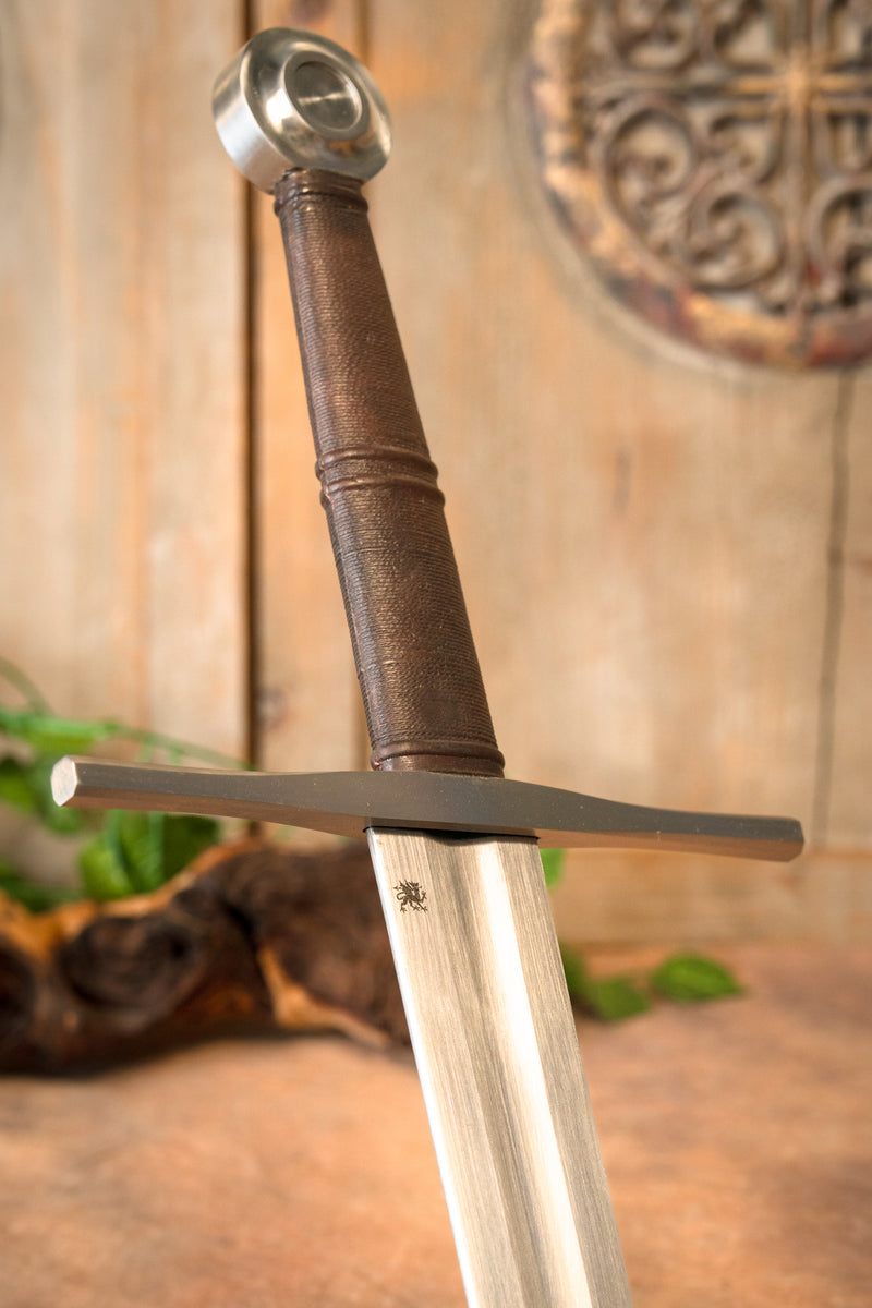 13e eeuws langzwaard, getemperd, bot (battle-ready)