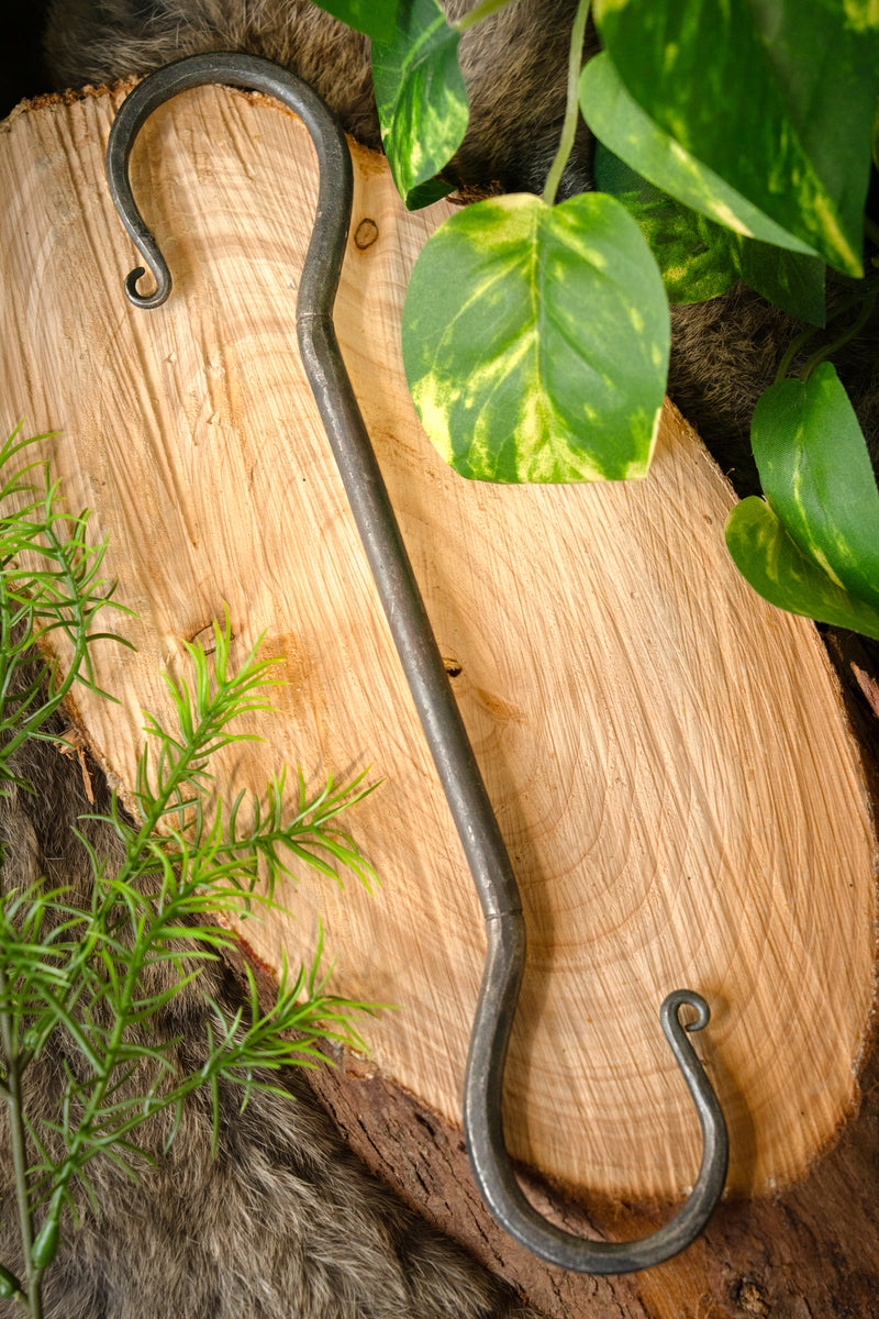 Handgesmede S-haak Gudrun groot