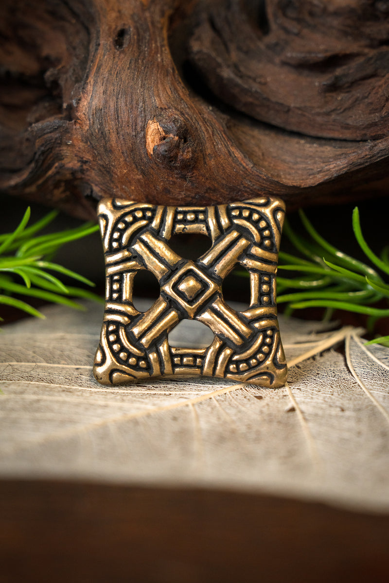 Viking kruisfibula Uppåkra, brons