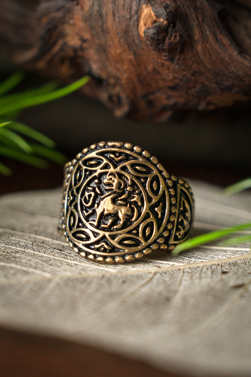 Saxon Ring Aethelswith Bronze