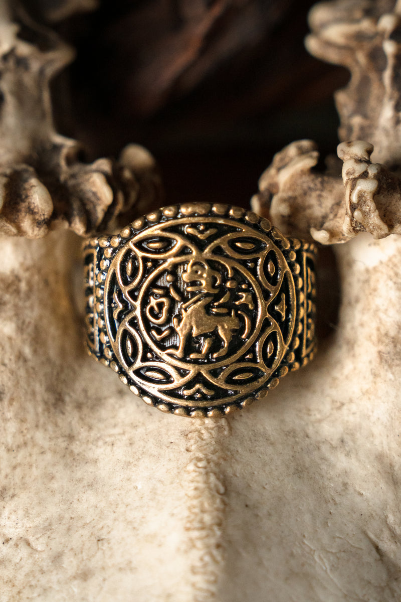 Saxon Ring Aethelswith Bronze