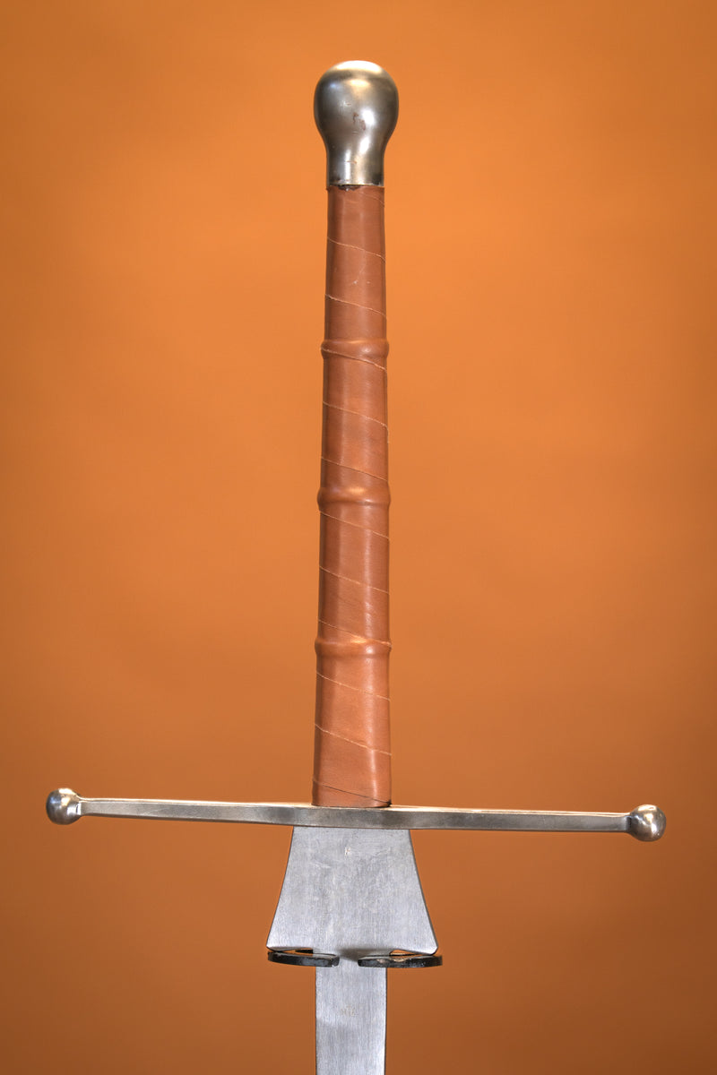 HEMA Federschwert, 135 cm, harde flexibiliteit, bruin, bot (battle-ready)