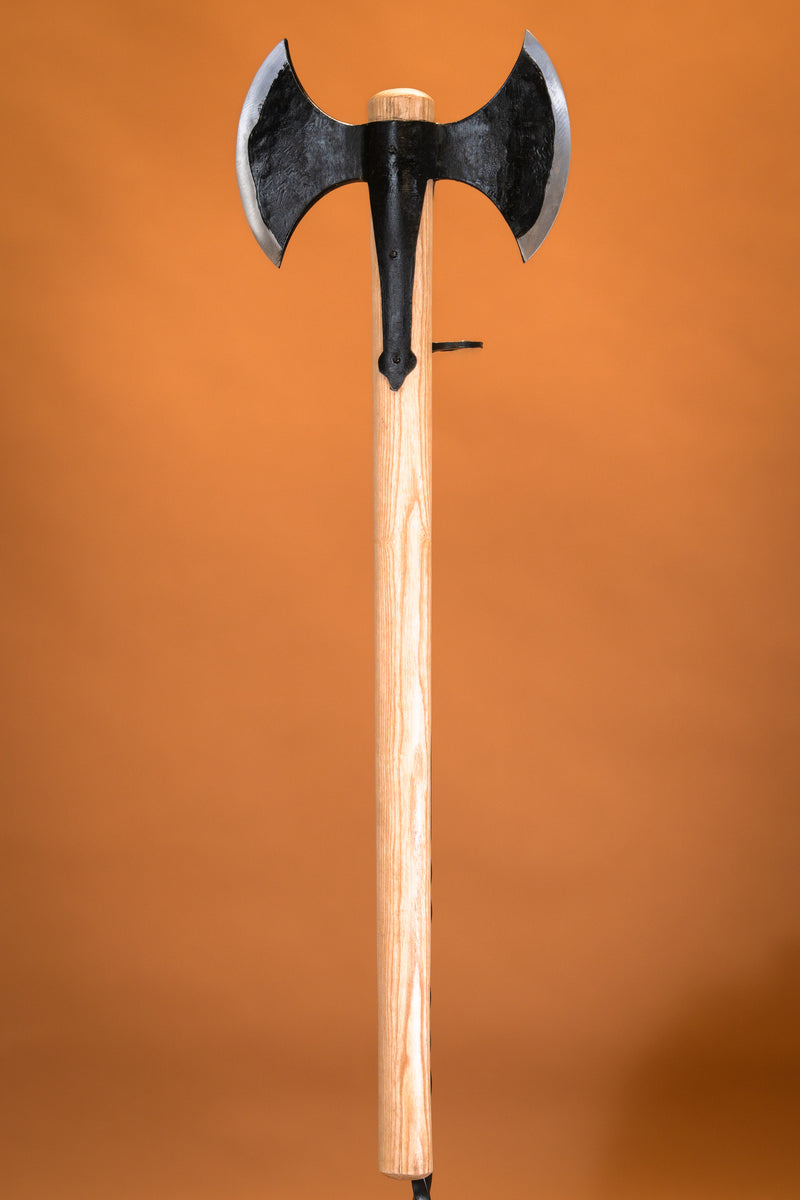 Viking dubbele bijl, semi-scherp