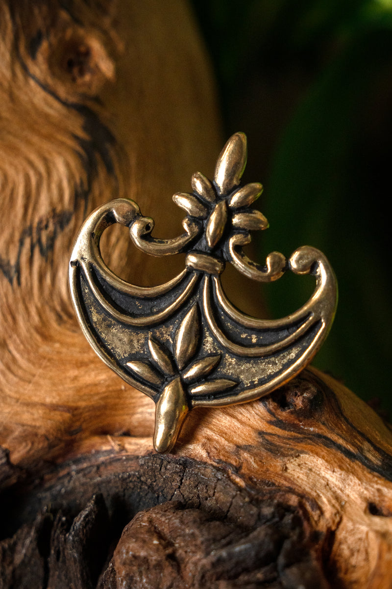 Late medieval belt end Erasmus