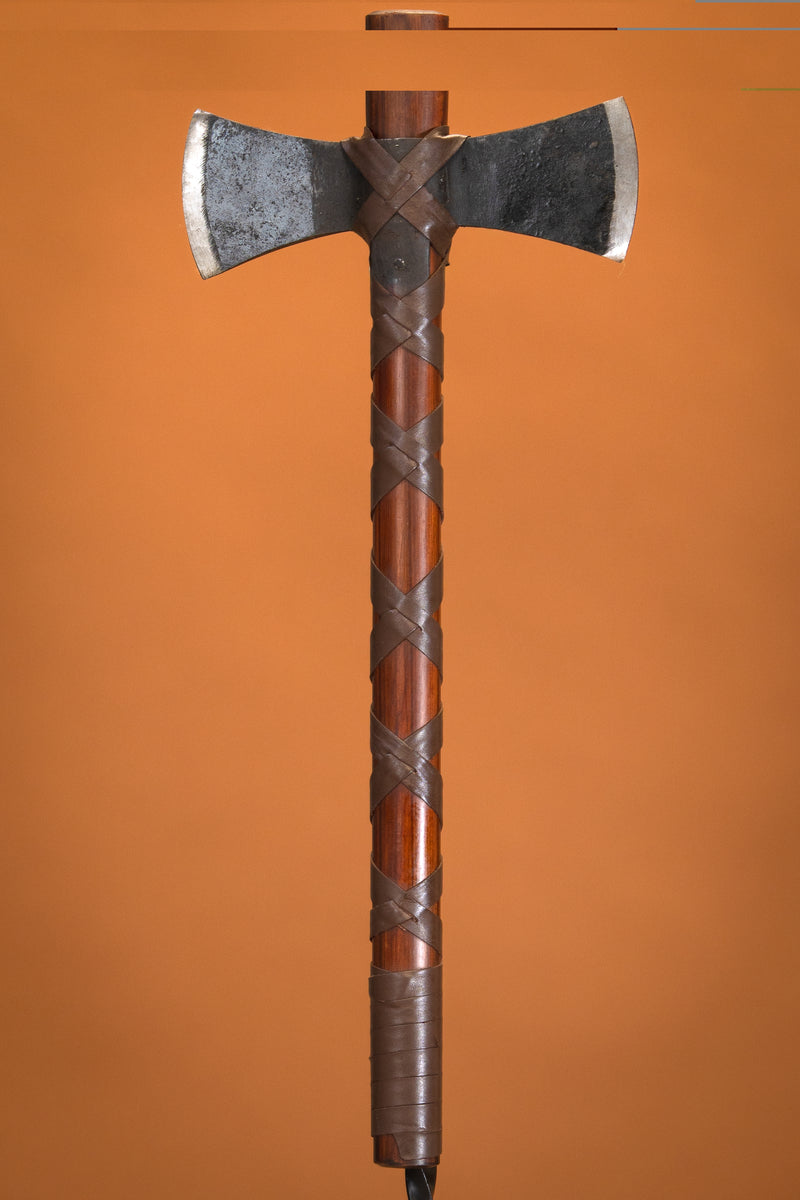 Dubbele Vikingbijl Floki, semi-scherp