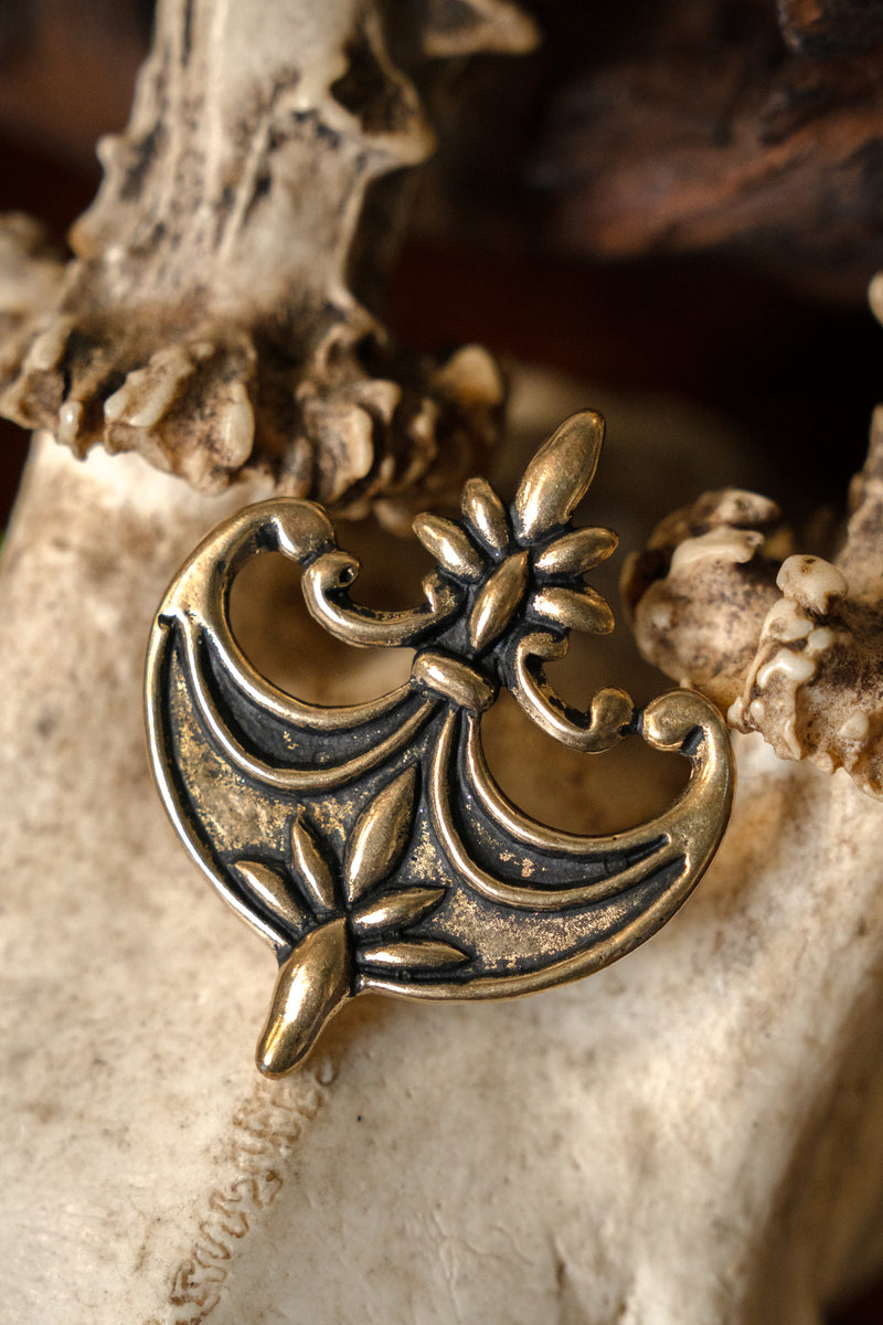 Late medieval belt end Erasmus