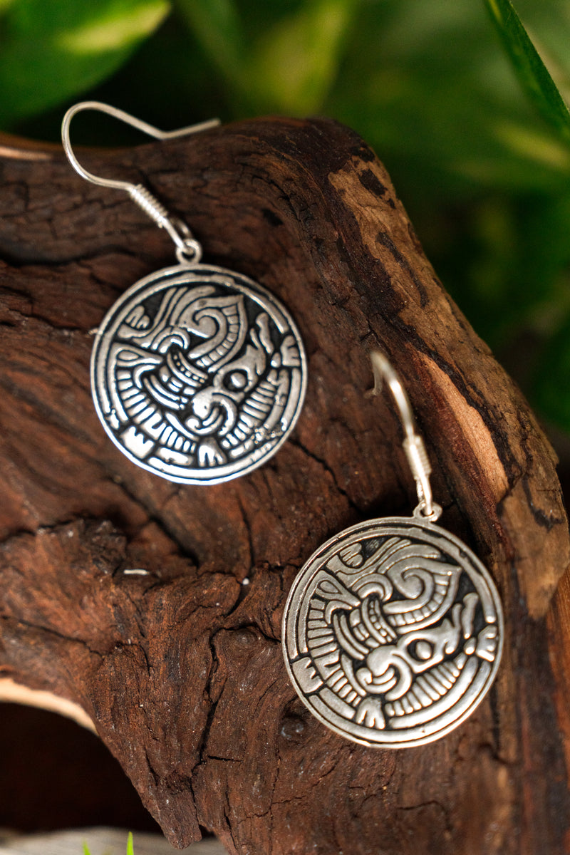 Viking øreringe Birka, forsølvet bronze 